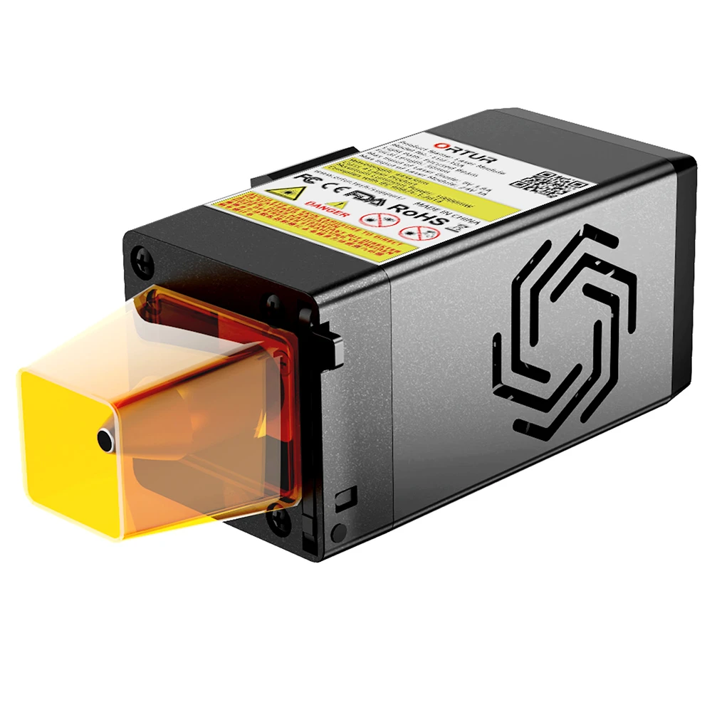 ORTUR LU2-10A 10W Laser Module, 0.07*0.06mm Compressed Spot, Fixed Focus, Air Assist Interface - Image 5