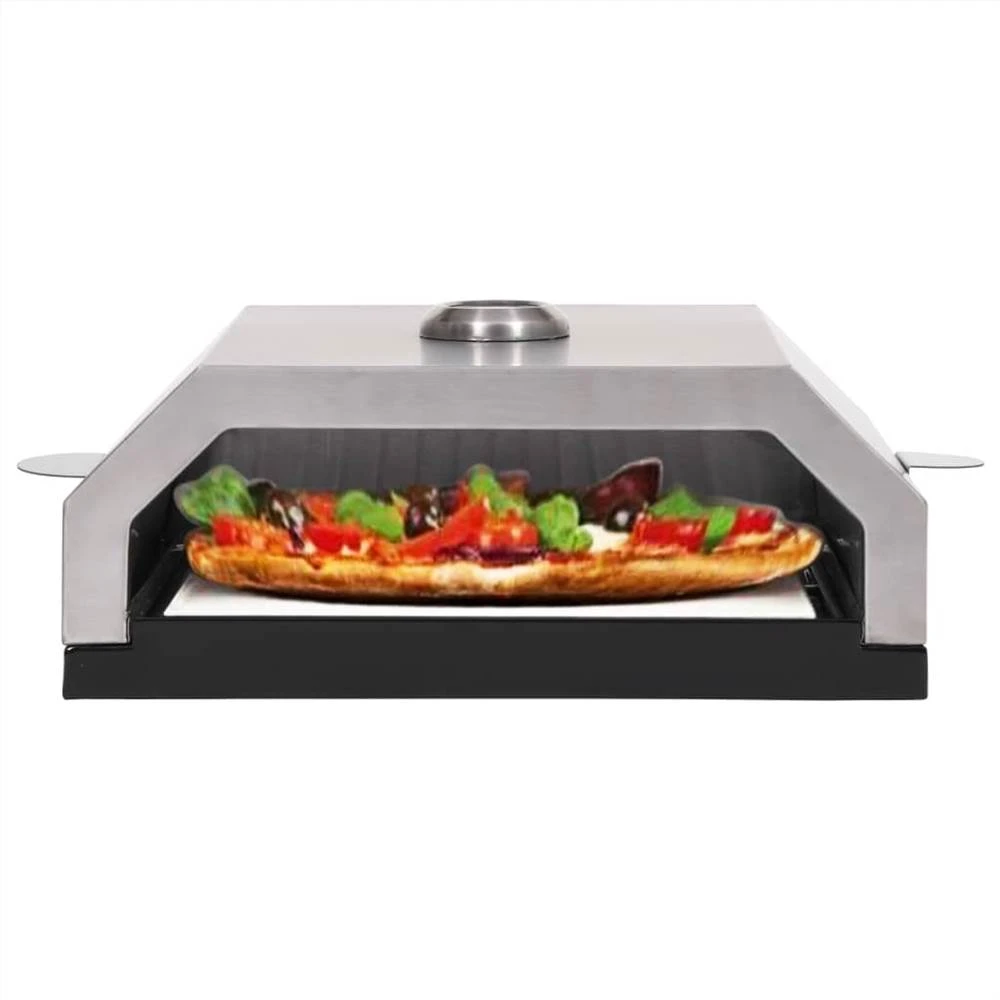 Pizza Oven With Ceramic Stone For Gas Charcoal BBQ - Image 4
