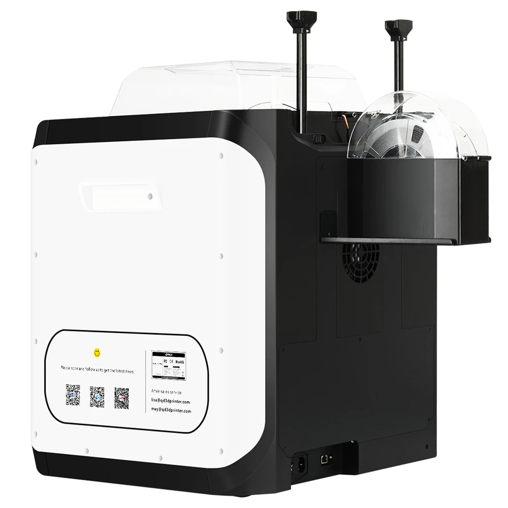 QIDI TECH X-CF Pro Carbon Fiber Nylon 3D Printer, Auto Leveling, Dual Z Axis, TMC2209 Driver, PEI Plate - Image 5