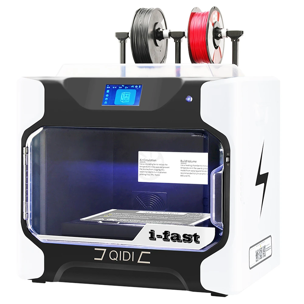 QIDI I Fast 3D Printer, Industrial Grade Structure, Dual Extruder For Fast Printing, 360x250x320mm - Image 3