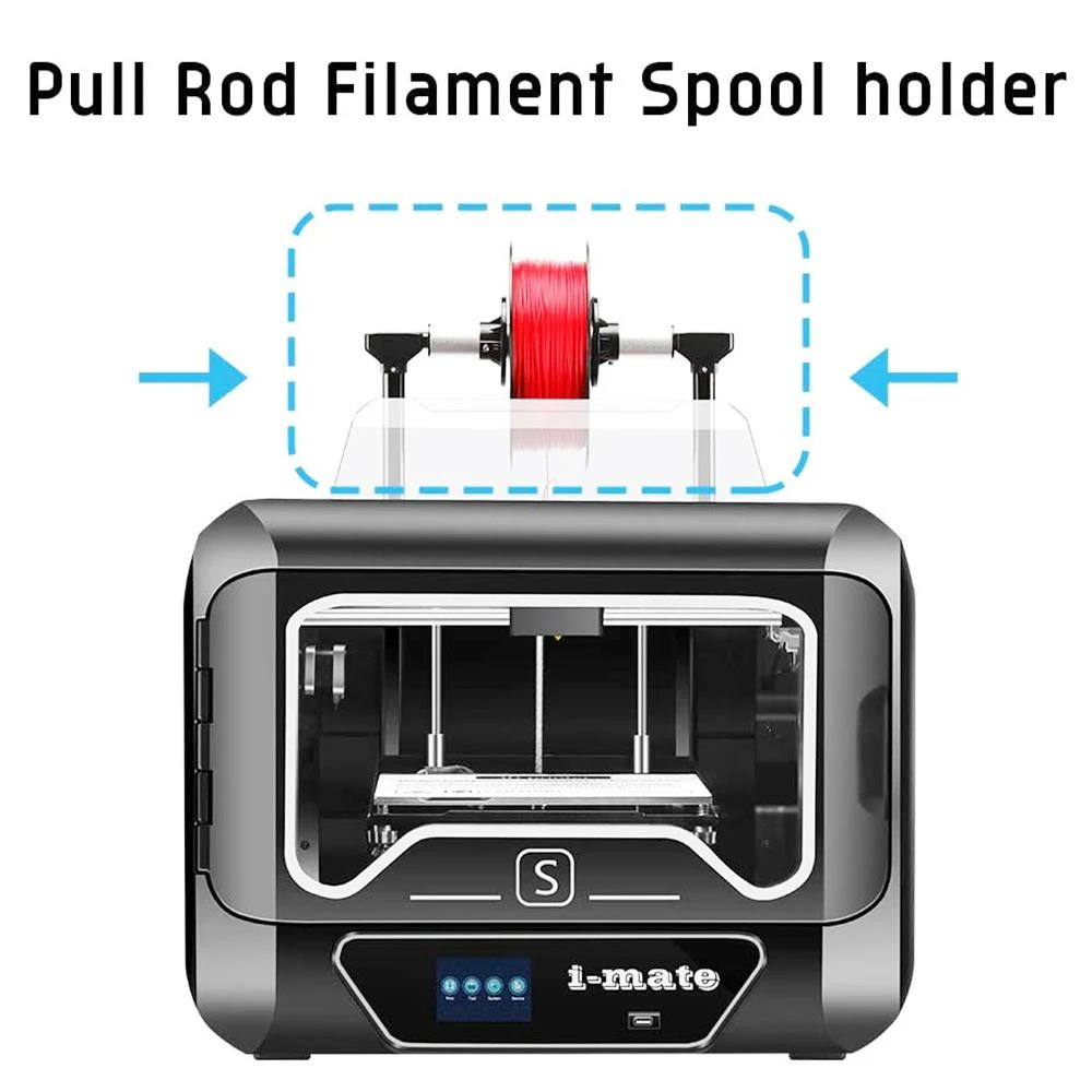 QIDI TECHNOLOGY I Mates 3D Printer Metal Frame Fully Closed Structure 260x200x200mm Print Size - Image 4