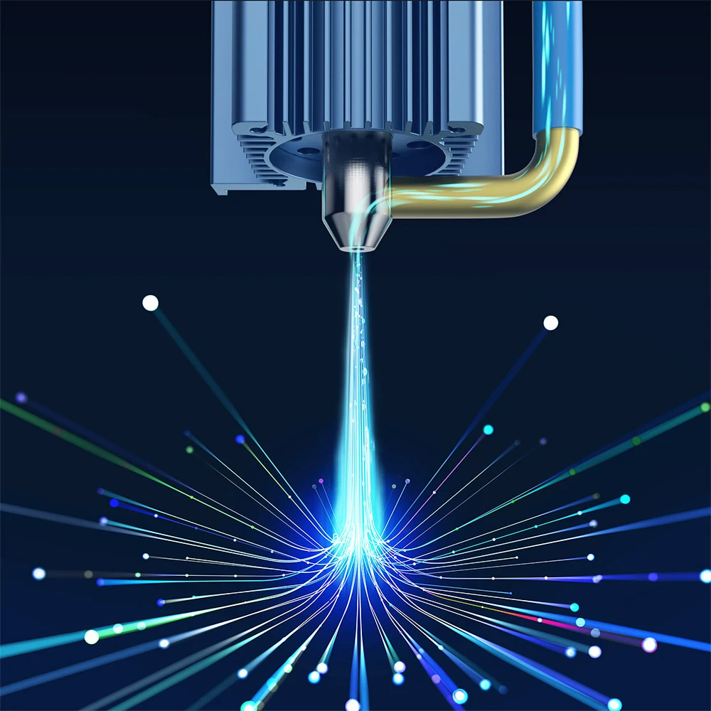 SCULPFUN S6 Pro / S9 / S10 Air Assist Nozzle Kit + EU Air Pump 220V 30L/min, Full Metal Structure - Image 6