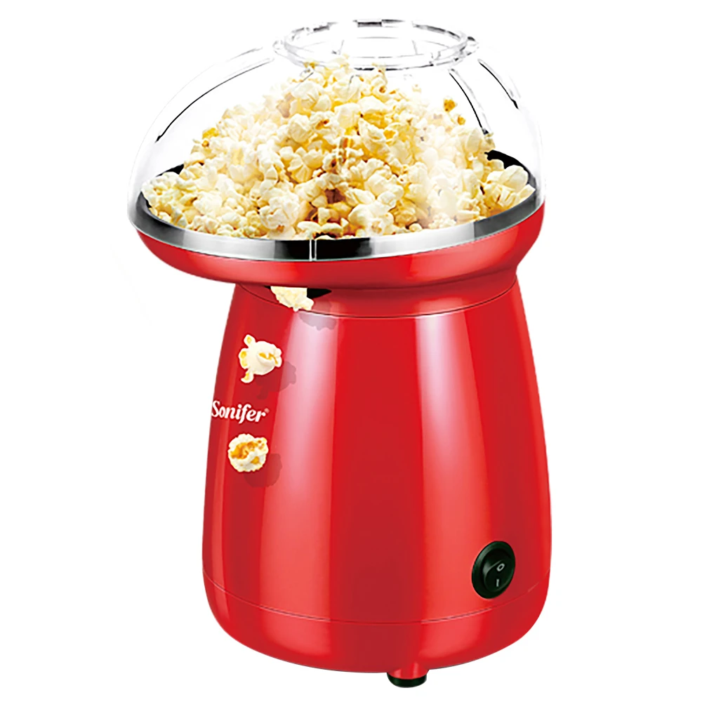 Sonifer SF4014 1200W Household Popcorn Maker, Electric Hot Air Oil Free Corn Machine, Fast Popping Popcorn Movie Snacks - Image 2