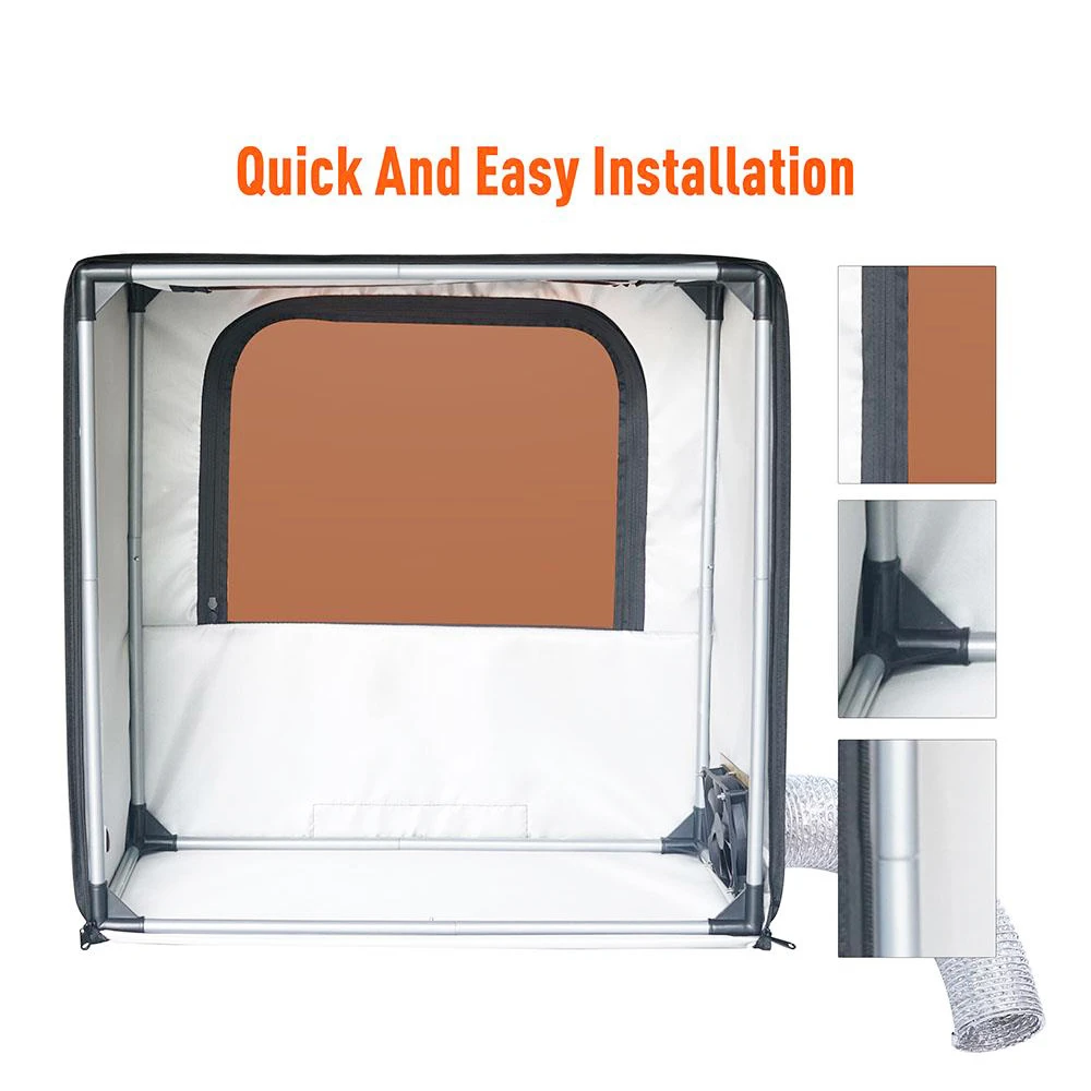 TEVOUP ACMER R10 Foldable Laser Engraver Enclosure With Air Outlet, Fireproof, Dustproof, 700*700*350mm - Image 5