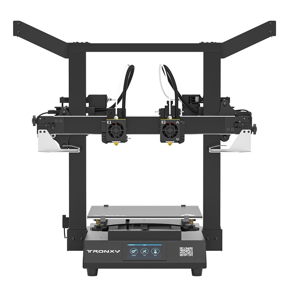 TRONXY Gemini XS Dual Extruder 3D Printer, Auto Leveling, USB Connection, Duplication Printing, Support Soluble, Color Touch Screen, 255x255x260mm - Image 2
