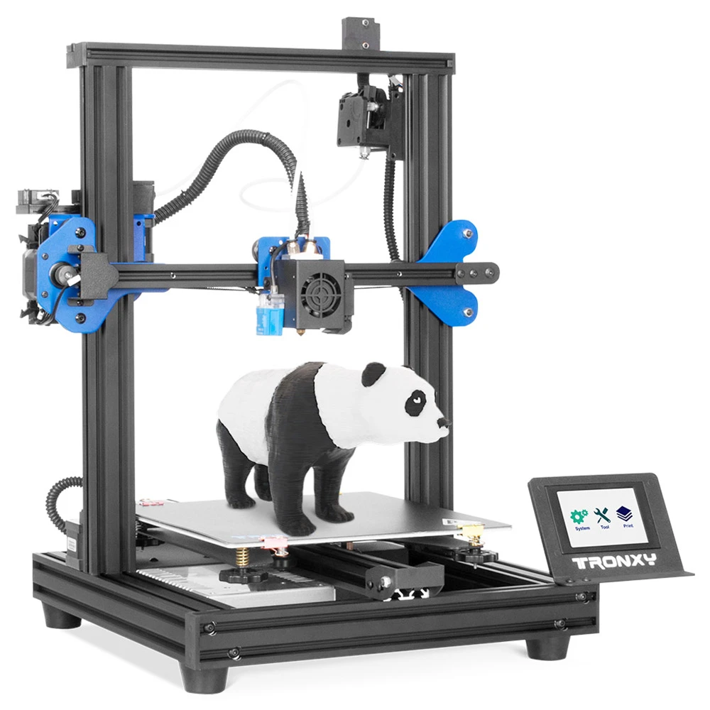 TRONXY XY-2 PRO 2E Dual Color 3D Printer, Dual Titan Extruders, Auto Leveling, Filament Runout Detection, Ultra Quiet Printing, Printing Size 255*255*245mm - Image 2