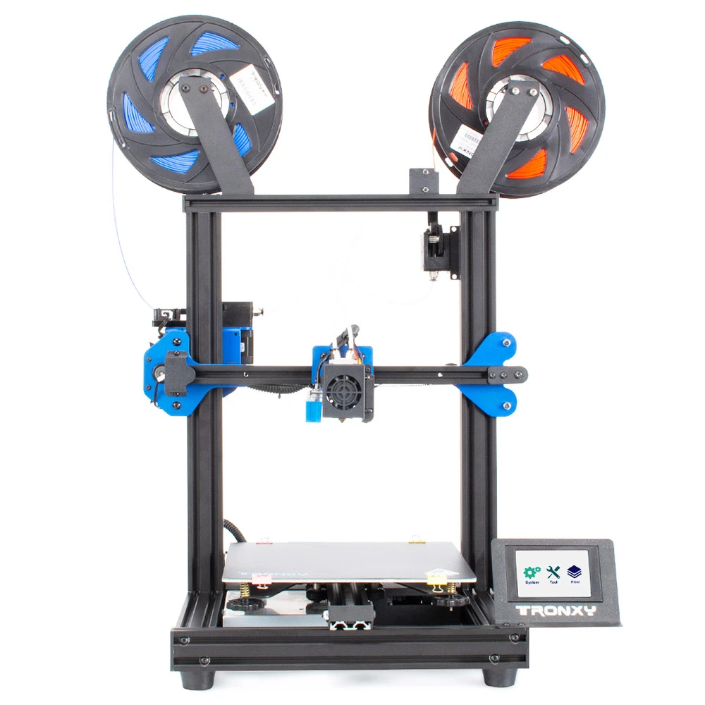 TRONXY XY-2 PRO 2E Dual Color 3D Printer, Dual Titan Extruders, Auto Leveling, Filament Runout Detection, Ultra Quiet Printing, Printing Size 255*255*245mm - Image 4