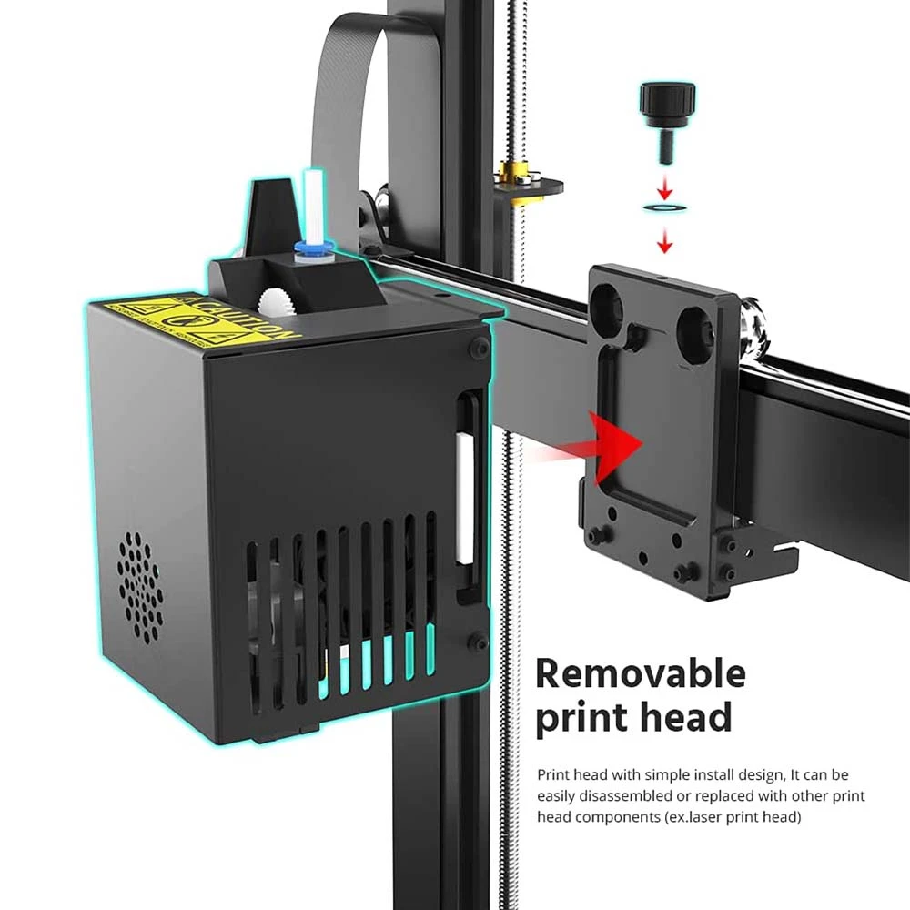 TRONXY XY-3 Pro V2 Direct Drive 3D Printer 300x300x400mm Upgraded BMG Extruder 3D Printer Fast Assembly With Glass Platform - Image 4