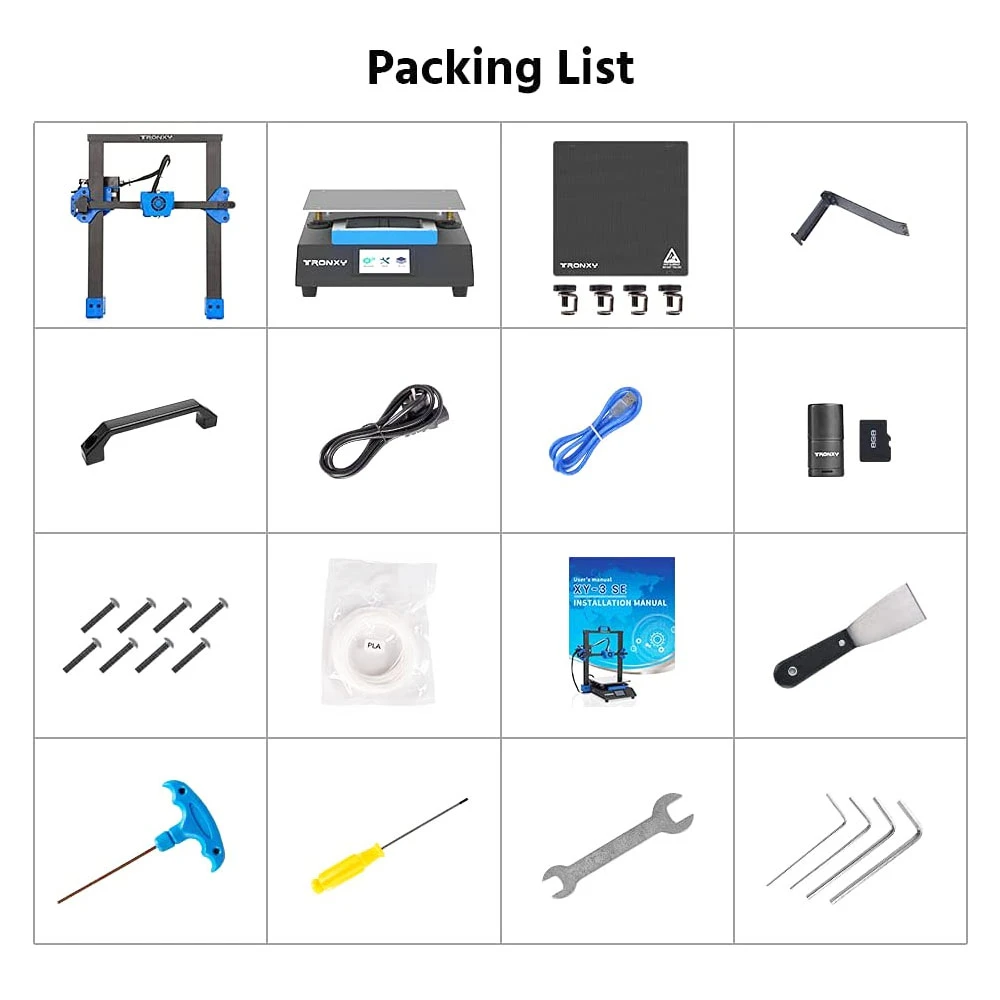 TRONXY XY-3 SE 3D Printer 255*255*260mm Printing Size Single Tool Head Monochrome Model - Standard Version - Image 4