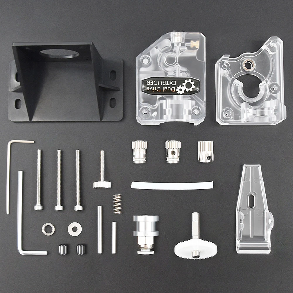 TWO TREES 3D Printer Bowden DDB Extruder Cloned Dual Drive Extruder Feeder For 3D Printer High Performance - Transparent - Image 5