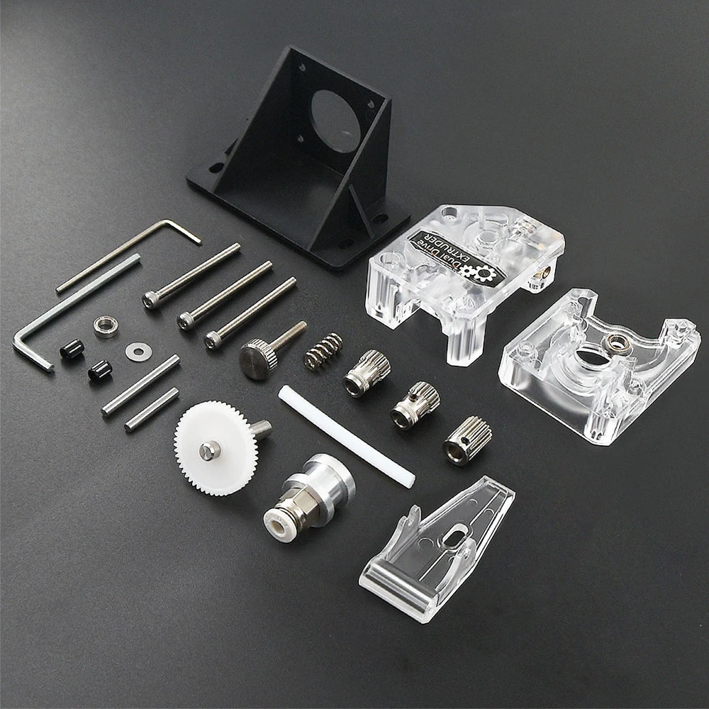 TWO TREES 3D Printer Bowden DDB Extruder Cloned Dual Drive Extruder Feeder For 3D Printer High Performance - Transparent - Image 6