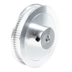 TWO TREES 3D Printer Parts VORON V2.4 80 Teeth GT2 Timing Pulley Bore 5mm Belt Width 6mm Aluminum Alloy Driving Wheel - Silver