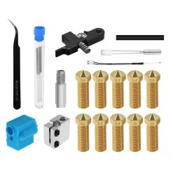 TWO TREES Volcano Nozzle Hotend Heating Block Parts Kit For Artillery Sidewinder X1 3D Printer