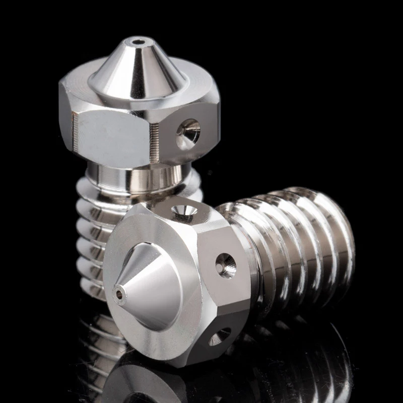 Trianglelab E-V6 0.4mm Plated Copper Nozzle With M6 Thread For 3D Printers V6 Hotend - Image 4