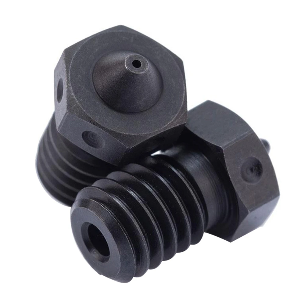 Trianglelab E3D V6 0.3mm Hardened Steel Nozzles, Printing PEI/PEEK/Carbon Fiber Filament, For V6 Hotend