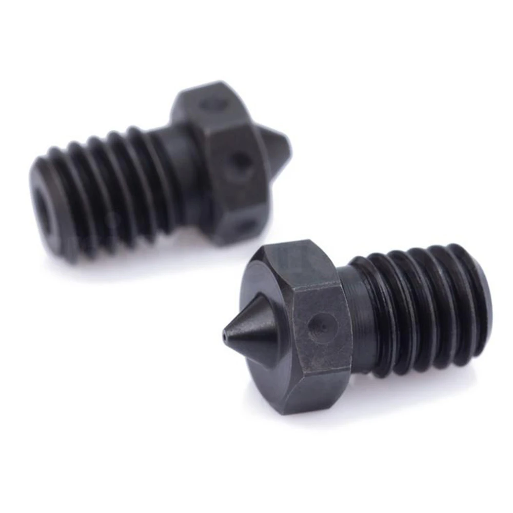 Trianglelab E3D V6 0.3mm Hardened Steel Nozzles, Printing PEI/PEEK/Carbon Fiber Filament, For V6 Hotend - Image 4