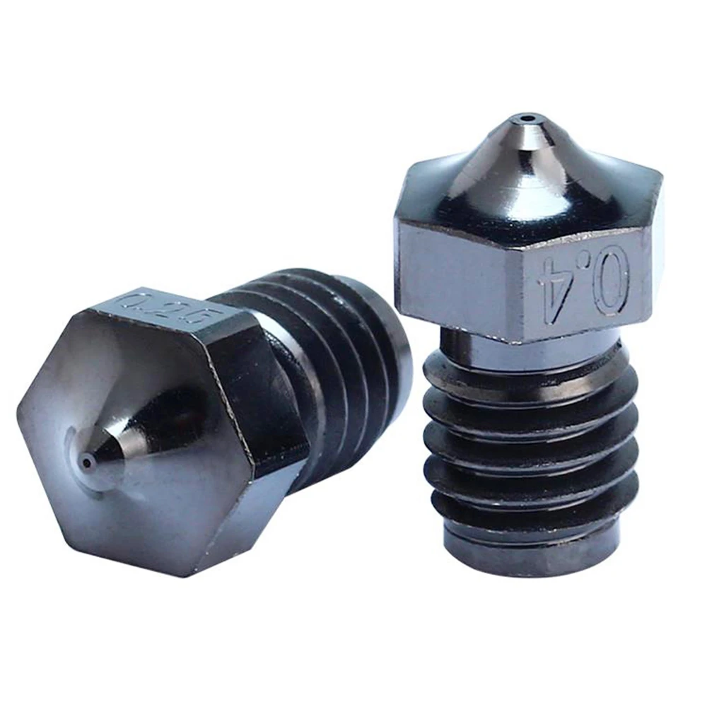 Trianglelab V6 DLC 0.8mm Nano Coating Hardened Steel Nozzle For Dragonfly Dragon/V6 Hotend Matrix Extruder - Image 2