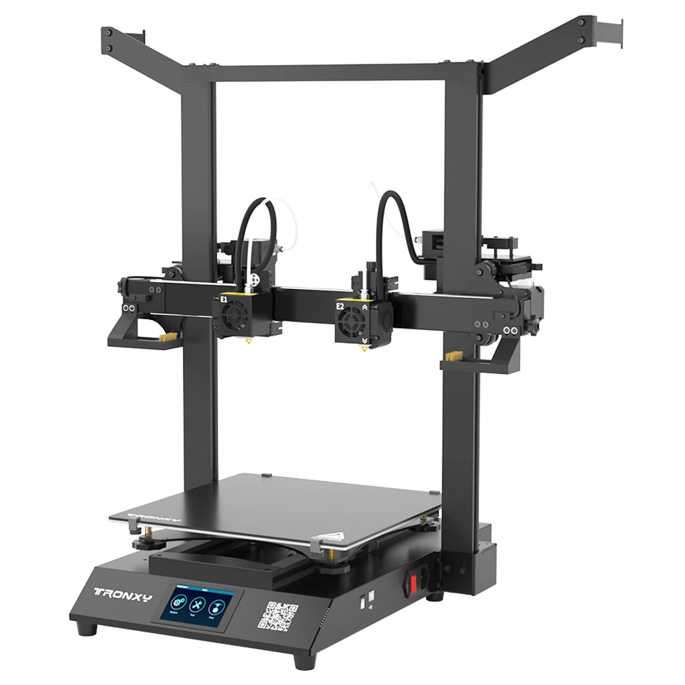 TRONXY Gemini S Dual Extruder 3D Printer Support SolubleĀ PVA 32 Bit Silent Mainboard 300*300*390mm - Image 4