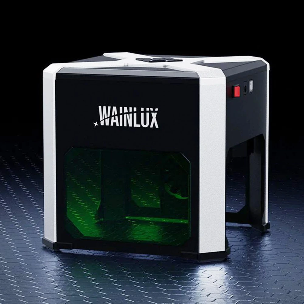 WAINLUX K6 Mini Laser Engraver Cutter, 3W Laser Power, 0.05mm Precision, Adjustable Focus, Offline Engraving, Built-in Exhaust Fan, App Connection, 80*80mm - Image 2