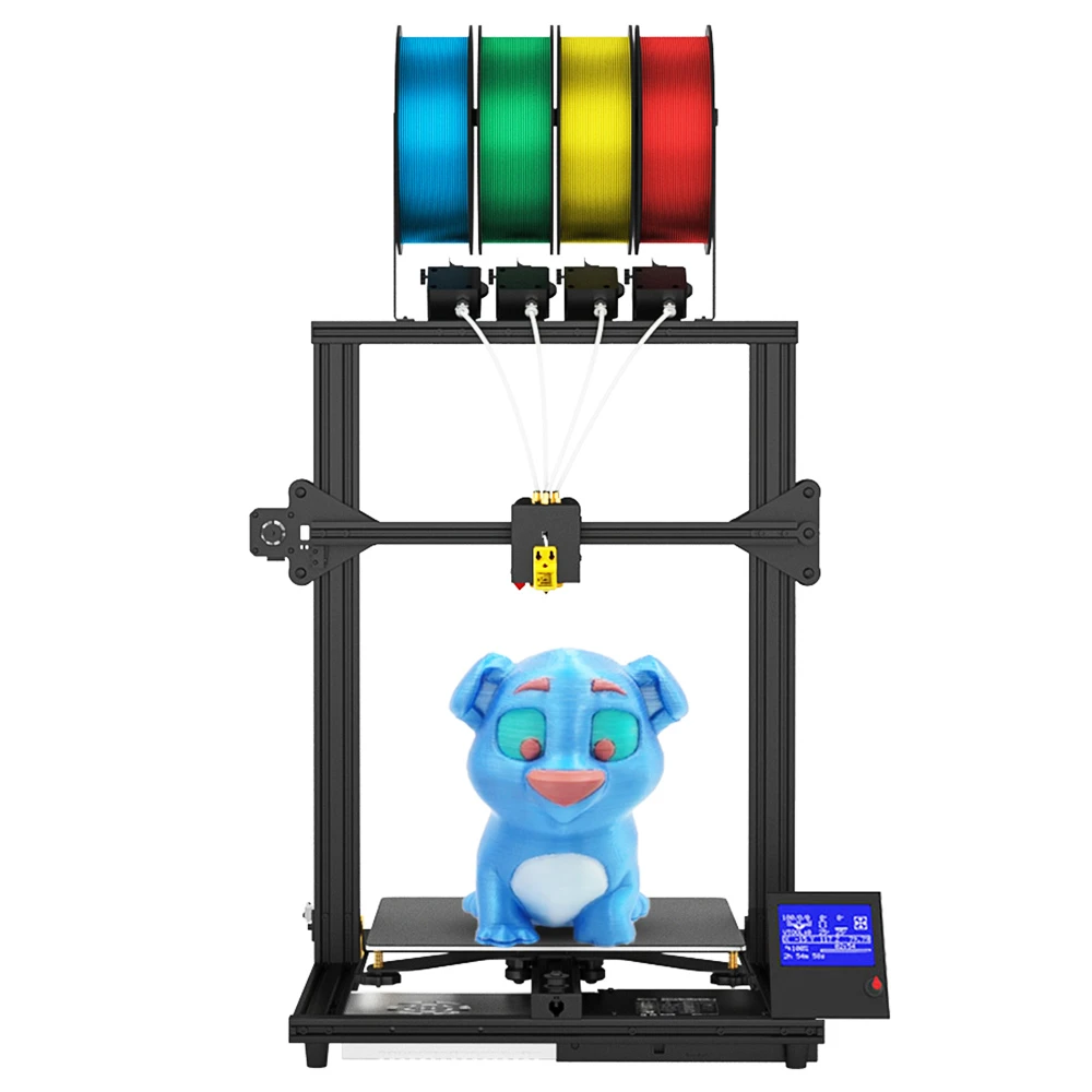 Zonestar Z8PM4 Pro 4 Titan Extruders 3D Printer, 4 In1 Out Color-Mixing, Auto Leveling, 32Bit Mainboard, LCD Screen, Open Source, 300*300*400mm - Image 4