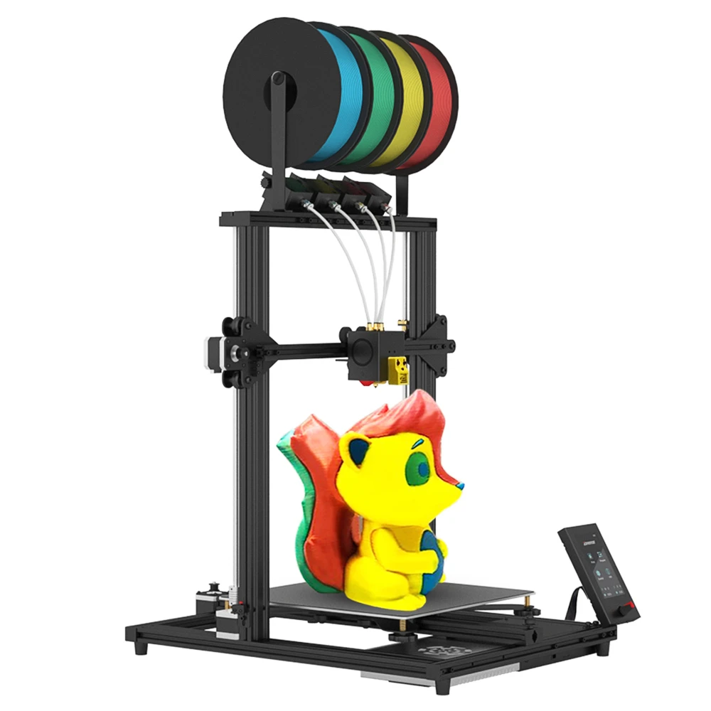 Zonestar Z8PM4 Pro 4 Titan Extruders 3D Printer, 4 In1 Out Color-Mixing, Auto Leveling, 32Bit Mainboard, LCD Screen, Open Source, 300*300*400mm - Image 5