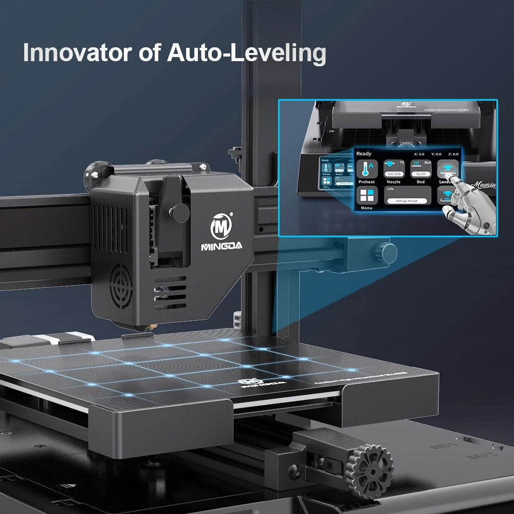 MINGDA Magician X Modular 3D Printer, Direct Drive Extruder, Auto Leveling, 32Bit Mainboard, Ultra-Silent, 230*230*260mm - Image 4