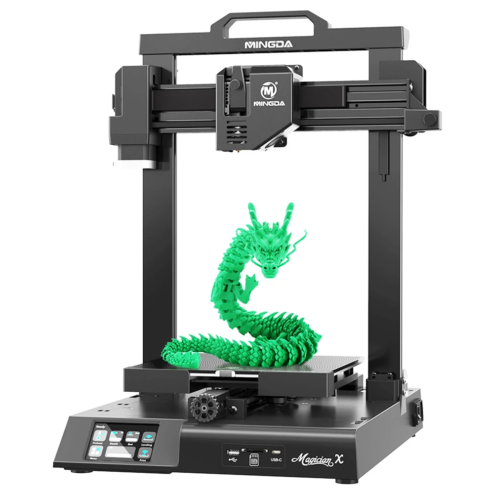 MINGDA Magician X Modular 3D Printer, Direct Drive Extruder, Auto Leveling, 32Bit Mainboard, Ultra-Silent, 230*230*260mm