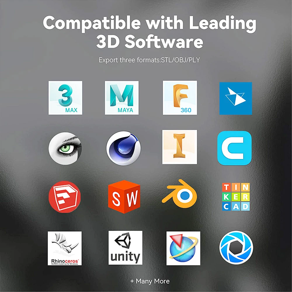 Revopoint POP 2 3D Scanner Premium Edition, Handheld And Turnable 2 In 1, 0.1mm Accuracy, 0.15mm Point Distance, 10Hz FPS, 6DoF Gyro, Color Effect, 5000 MA Power Bank, Compatible With IOS Android Windows - Image 6